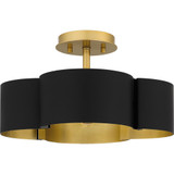 Balsam 4 Light 14 Inch Wide Semi Flush Mount by Quoizel - BSM1714