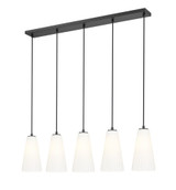 Farrell 5 Light Linear Chandelier 11 x 6 Inches Wide by Z-Lite - 3043P6-5L