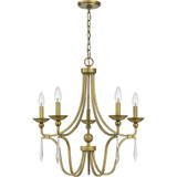 Joules 5 Light Medium Chandelier by Quoizel - JOU5025