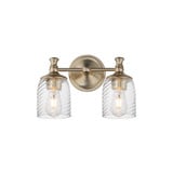 Swirl 2 Light Wall Sconce by Maxim - 21352CR