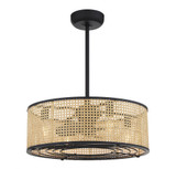 Astoria 24W 4 LED Fan D'Lier Style 25 Inches Wide by Savoy House - 25-FD-1650