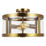 Harrow 2 Light 15 Inch Wide Semi Flush Mount by Visual Comfort Studio - SF341