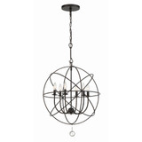 Solaris 6 Light Medium Chandelier by Crystorama - 9226