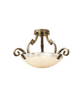 Ibiza 3 Light Inch Wide Semi Flush Mount by Kalco - 4269
