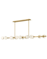 Selene 98W 14 LED Large Linear Pendant 74 Inch Wide by Fredrick Ramond  - FR41909