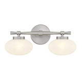 Barrow 2 Light Bath Vanity 8 Inch Tall and 17 Inch Wide by Savoy House - 8-1050-2
