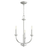 Reyes 3 Light Small Chandelier by Quorum 6160-3-80 - 6160-3