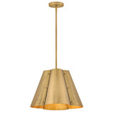 Bowman 12W 1 LED Pendant 11.5 Inch Tall and 16 Inch Wide by Hinkley - 48547HB_p