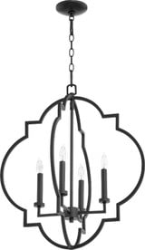 Dublin 4 Light Large Entry Pendant by Quorum - 6942-4