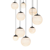 Pisces 69W 9 LED Light Large Pendant by Modern Forms - PD-34409R