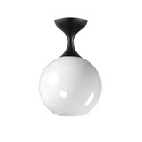 Neve 1 Light Semi Flush Mount 14 Inch Tall and 9 Inch Wide by Maxim - 21229