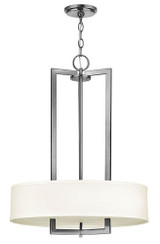 Hampton 3 Light Large Drum Chandelier by Hinkley - 3203