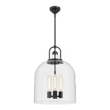 Lancaster 4 Light Medium Pendant 22.63 Inch Tall by Alora - PD461104