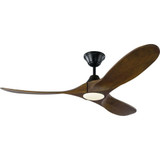 Maverick II LED 3 Blade Ceiling Fan with Light Kit  52 Inch Wide by VC Fan - 3MAVR52D