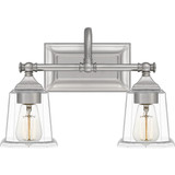 Nicholas 2 Light Coastal Vanity Light by Quoizel - NLC8602