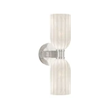 Lotus 2 Light Wall Sconce 17 Inch Tall and 5 Inch Wide by Crystorama - LOT-712