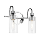 Kavi 2 Light Bath Vanity 10 Inch Tall and 12.5 Inch Wide by Kichler - 55210