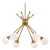 Pontil 6 Light Medium Chandelier by George Kovacs - P1806
