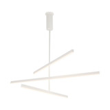 Vega Light Geometric Linear Chandelier by Kuzco CH10356-WH - CH10356