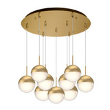 Pluto 76W LED Pendant 6 Inch Tall and 18 Inch Wide by Kuzco - MP402801-09