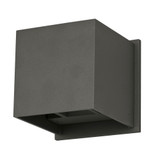 Alumilux Cube 6W 2 LED Light Outdoor Wall Mount 4.5 Inch Wide by ET2 - E41308