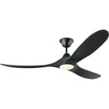 Maverick LED 3 Blade Ceiling Fan Includes Light Kit 60 Inch Wide by VC Fan - 3MAVR60D