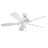 Basic Max Ceiling Fan 52 Inches wide by 12.5 inches high by Maxim  - 89905WP