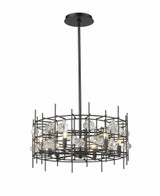 Garroway 6 Light Chandelier 24 Inch Wide by 14 Inch High by Z-Lite - 4007-24