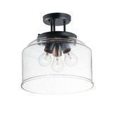 Acadia 3 Light 12.75 Inch Wide Semi Flush Mount by Maxim - 12271
