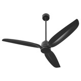 Exodus 3 Blade Pation Ceiling Fan 15.5 Inch Tall and 58 Inch Wide by Quorum - 34583