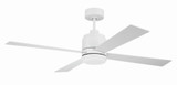 McCoy 4 Blade Ceiling Fan with Light Kit 52 Inches Wide by Craftmade - MCY52-4