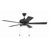 Eos 5 Blade Ceiling Fan with Light Kit 15.91 X 52 Inch Wide by Craftmade - ECF119