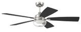 Chandler 5 Blade Ceiling Fan with Light Kit 52 Inches Wide by Craftmade - CHS52