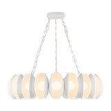 Cortez 80W LED Chandelier 9.25 Inch Tall and 37 Inch Wide by Alora - CH305737