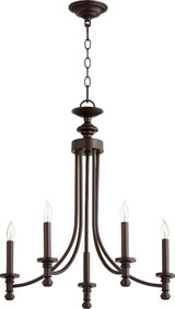 Rossington 5 Light Medium Chandelier by Quorum 6022-5 - 6022-5