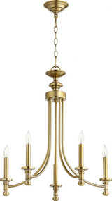 Rossington 5 Light Medium Chandelier by Quorum 6022-5 - 6022-5