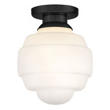Penny 5W 1 LED Small Flush Mount 15.75 Inch Tall and 12 Inch Wide by Lark - 84323