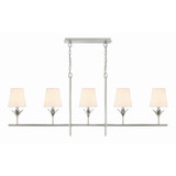 Broche 5 Light Oversized Linear Chandelier by Crystorama - 537
