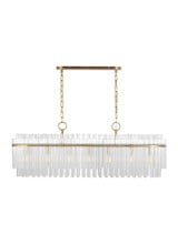 Beckett 7 Light Art Deco Linear Chandelier by Visual Comfort Studio - CC1307