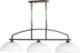 Reyes 3 Light Medium Linear Island Pendant by Quorum - 6660-3