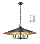 Rialto 6 Light Pendant 16.5 Inch Tall and 32 Inch Wide By Z-Lite - 1953-32