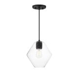 Geode 1 Light Medium Pendant 10 Inch Tall and 9.5 Inch Wide by Maxim - 21336