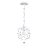 Solaris 1 Light 9 Inch Wide Pendant by Crystorama - 9220