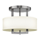 Hampton 3 Light 9 Inch Wide Semi Flush Mount by Hinkley - 3200