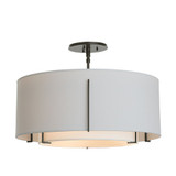 Exos 3 Light 22.9 Inch Wide Metal Semi Flush Mount by Hubbardton Forge - 126503HF