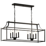 Morrigan 8 Light Candle Style Linear Linear Chandelier by Kichler - 42497