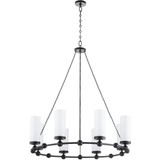 Lee Boulevard 8 Light Oversized Chandelier by Quorum - 667-8