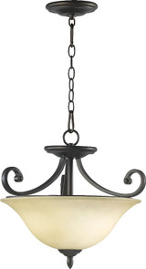 Bryant 3 Light Large Pendant 17.5 Inch Wide by Quorum - 2854-18