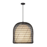 Bondi 1 Light Pendant 22 Inch Tall and 20.13 Inch Wide by Alora - PD631920