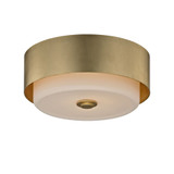 Allure 2 Light 13 Inch Wide Round Flush Mount by Troy - C566
